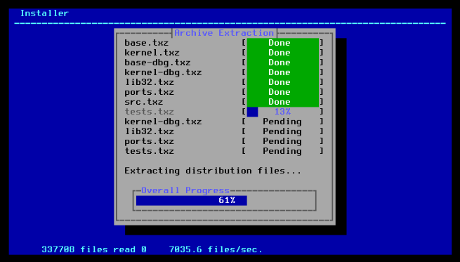 Installing FreeBSD