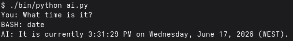 chatbot with tool output